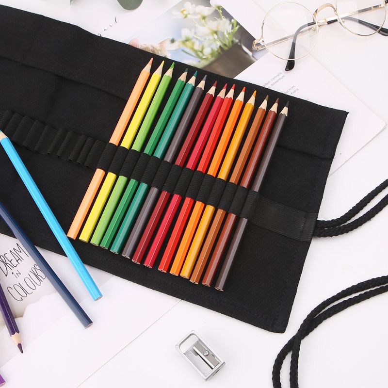 Pen Pouch Roll - Ołówek szkolny w kolorze czarnym na