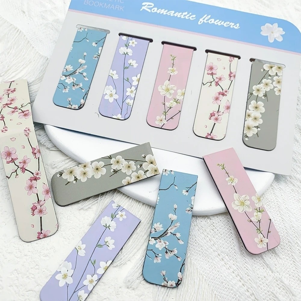 Bookmark Magnetic Clip - 5 szt./zestaw Magnetyczne zakładki do książek