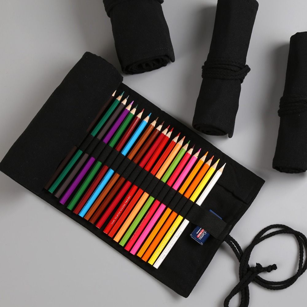 Gruby, całkowicie czarny, zasł – Pen Pouch Roll recenzja i cena