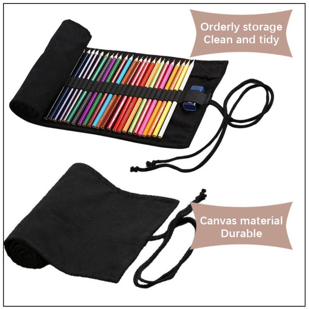 Gruby, całkowicie czarny, zasł – Pen Pouch Roll recenzja i cena