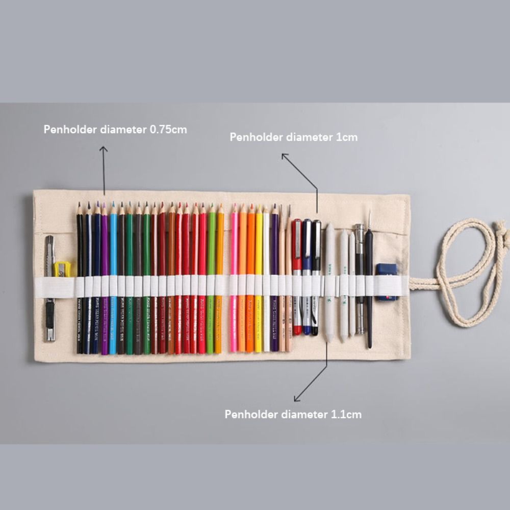 Gruby, całkowicie czarny, zasł – Pen Pouch Roll recenzja i cena