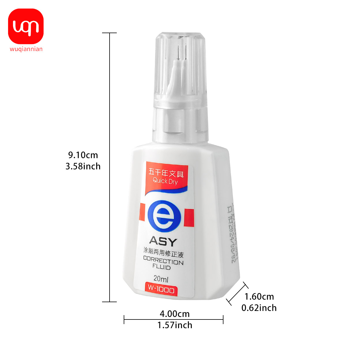 WQN Szybkoschnący płyn korekcy – Correction Fluid White recenzja i cena