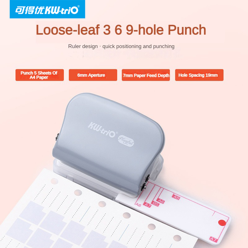 KW-Trio A5 B5 A6 3-otworowy 6- – Paper Punch 3 Hole recenzja i cena