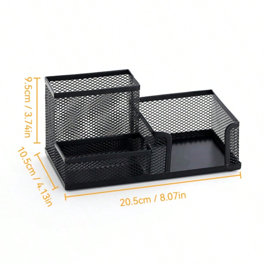 Czarny, metalowy, siatkowy org – Office Supply Office Stationery Items recenzja i cena
